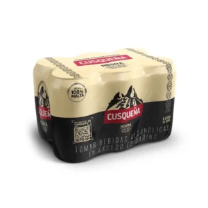 Cerveza Cusqueña Negra Lata 355 ml – Six pack