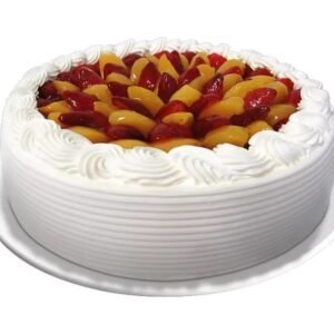 Torta de Fresa y Durazno
